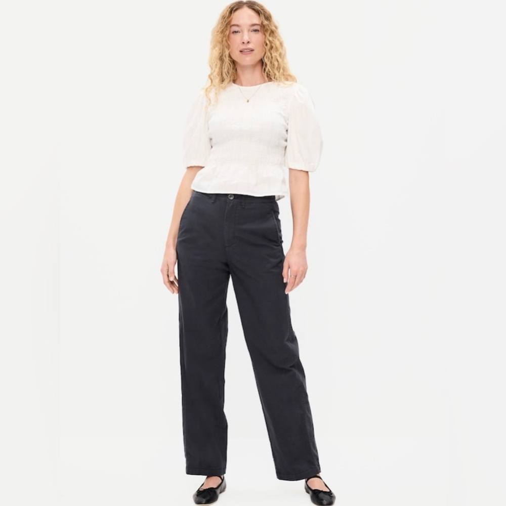 2 pairs of Old Navy High-Rise OG Chino Pants